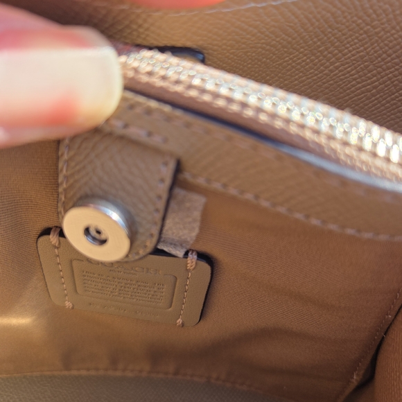 Coach Mini Town Bucket Purse Light Blue - Picture 11 of 14